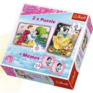 Picture of Puzzle Zakochana Śnieżka 2w1+memos
