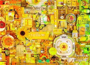 Obrazek Puzzle 1000 Projekt tęcza - Żółty