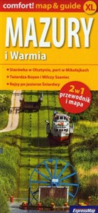 Obrazek Warmia i Mazury 2w1 Przewodnik i mapa