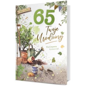 Obrazek Karnet B6 Urodziny (wymienne cyfry)