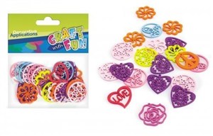 Picture of CF OZDOBA DEK.AŻUR DREWNIANY MIX WZORÓW 30SZT.