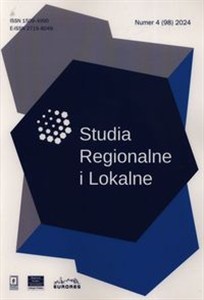 Obrazek Studia Regionalne i Lokalne 4/2024 (98)