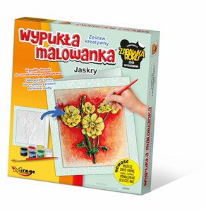 Obrazek WYPUKŁA MALOWANKA KWIATY JASKRY 69004