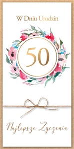 Obrazek Karnet Urodziny 50