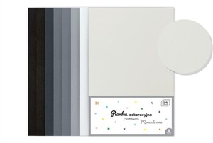 Obrazek Pianka dekoracyjna 8szt Monochrome