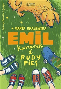 Obrazek Emil, kanarek i rudy pies