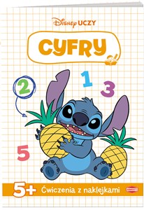 Obrazek Disney uczy Stitch Ćwiczenia z naklejkami Cyfry