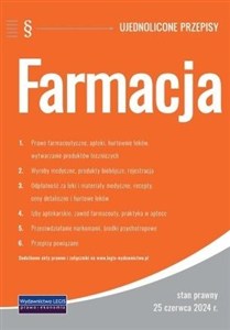 Obrazek Farmacja - ujednolicone przepisy