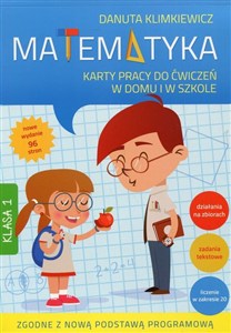 Obrazek Matematyka 1 Karty pracy do ćwiczeń w domu i w szkole Edukacja wczesnoszkolna