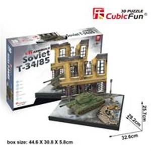 Obrazek Puzzle 3D Soviet T-34/85 213 elementów