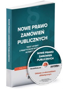 Obrazek Nowe Prawo zamówień publicznych . Ustawa z praktycznym skorowidzem + płyta CD z e-skorowidzem