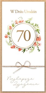 Picture of Karnet Urodziny 70