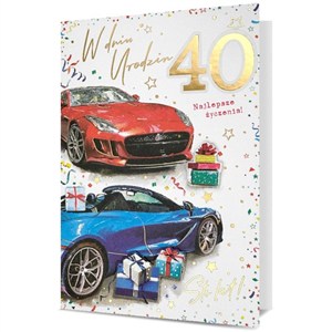 Obrazek Karnet B6 Urodziny (wymienne cyfry)