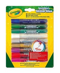 Obrazek Crayola Klej brokatowy 9 sztuk