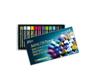 Obrazek Pastele olejne metaliczne Mungyo 12 kolorów MOP-12M