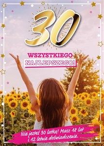 Picture of Karnet Urodziny 30