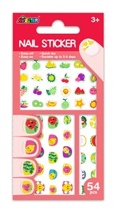 Obrazek NAKLEJKI NA PAZNOKCIE RÓŻOWE