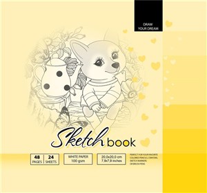 Obrazek Szkicownik 200x200/48K 100g TW FRESH