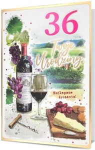 Obrazek Karnet B6 Urodziny (wymienne cyfry)