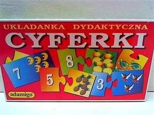 Obrazek Cyferki Układanka dydaktyczna