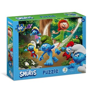 Obrazek Puzzle 60 Smerfy Księżniczka Liść