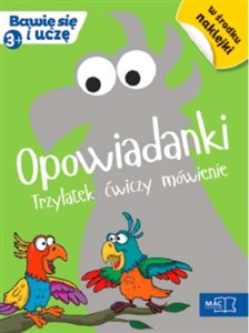 Obrazek Opowiadanki Trzylatek ćwiczy mówienie