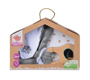 Obrazek Drewniany gryzak z lusterkiem