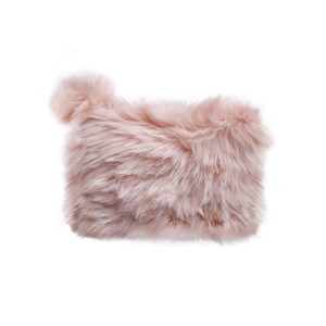 Obrazek Piórnik różowy pluszowy