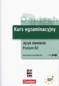 Obrazek Kurs egzaminacyjny język niemiecki poziom B2 test Goethe-Zertifikat B2 + CD