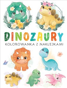 Picture of Dinozaury. Kolorowanka z naklejkami
