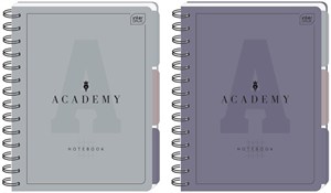 Obrazek Kołozeszyt A5/100K kratka Academy mix