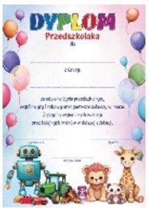 Picture of Dyplom A4 Przedszkolala zabawki