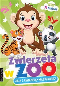 Obrazek Zwierzęta w Zoo Seria z gwiazdką Kolorowanka