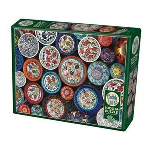 Obrazek Puzzle 1000 Kolorowe naczynia