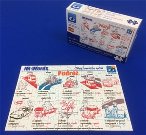 Obrazek iM-Words Puzzle 120 Hiszpański - Podróż