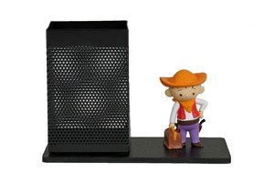 Obrazek Przybornik biurkowy z figurką: Lolek Kowboj