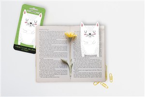 Picture of Zakładka magnetyczna Kot biały