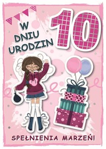 Picture of Karnet urodziny 10