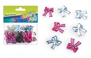 Picture of Ozdoba dekoracyjna kryształki kokardki