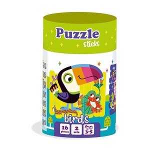 Obrazek Puzzle 16 patyki Ptaki RK1090-04