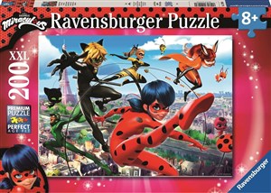 Obrazek Puzzle 2D 200 Miraculum Biedronka i Czarny Kot XXL12998