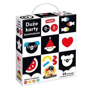 Picture of CzuCzu Duże karty kontrastowe Wiek 0 mies.+ 3 mies.+