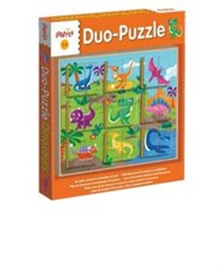 Obrazek Ludattica Legno Puzzle-Duo Dinosaurs