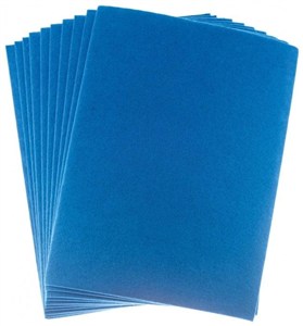 Obrazek Filc A4 niebieski 2mm 10szt