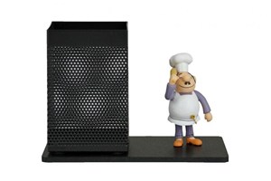 Obrazek Przybornik biurkowy z figurką Bartolini Bartłomiej