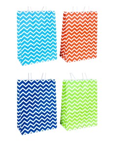 Obrazek Torebki prezentowe WK 22317 L mix wzorów 12 sztuk