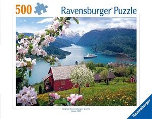 Obrazek Puzzle 2D 500 Skandynawska idylla