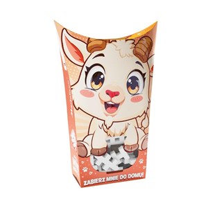 Picture of Klocki konstrukcyjne Waffle mini Pocket Pets Koziołek 35 elementów