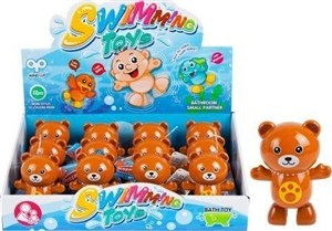 Picture of Nakręcany miś do kąpieli 8cm