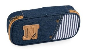 Picture of Piórnik etui Denim granatowy